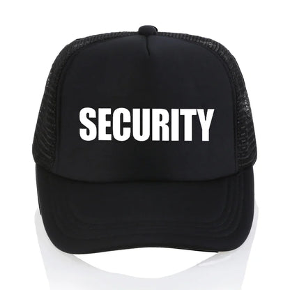 SECURITY Baseball Cap Cool Summer