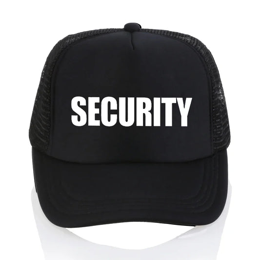 SECURITY Baseball Cap Cool Summer