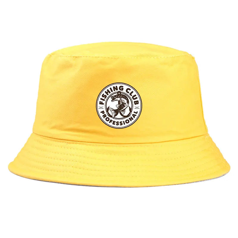 Fashion Reversible Bucket Hat Man Summer Fisherman Cap Sun Beach Panama Hat