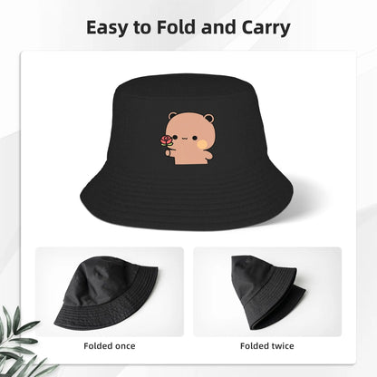 Bucket Hat Panda Bear Couple Anime Cartoon Bubu And Dudu