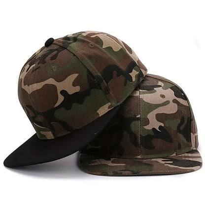 Unisex Light Plate Camouflage Hip-hop Hats Baseball Caps Sunscreen Hat Snapback Cap
