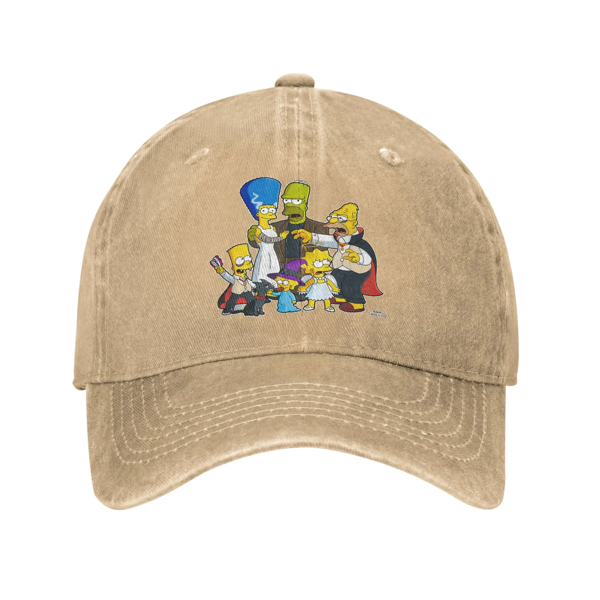 The S-simpson Family Treehouse of Horror Casual Baseball Cap