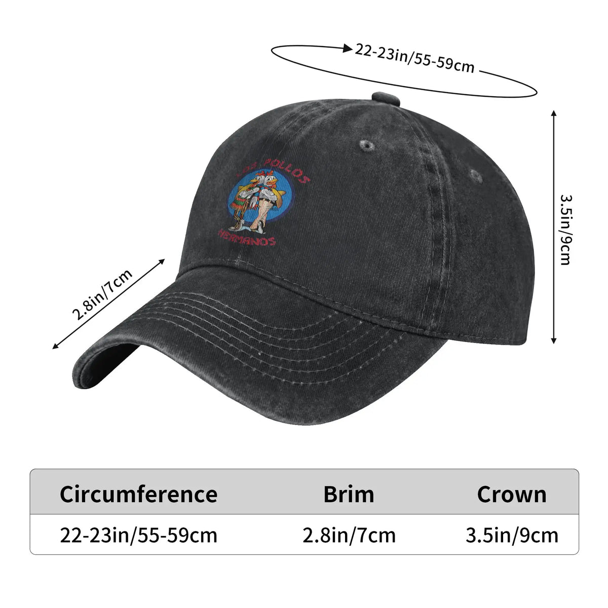 Custom Funny Los Pollos Hermanos Baseball Hat