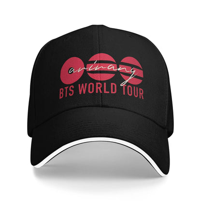 Arirang Album Tour Baseball Cap Retro BT is Back Sandwich Hats Men Women