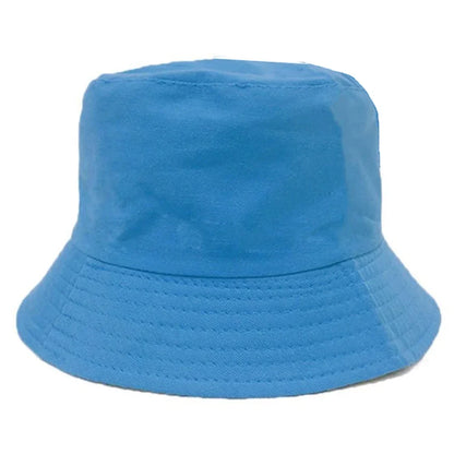 Fashion Denim Washed Bucket Hat Retro Foldable Sun Hat For Women Men