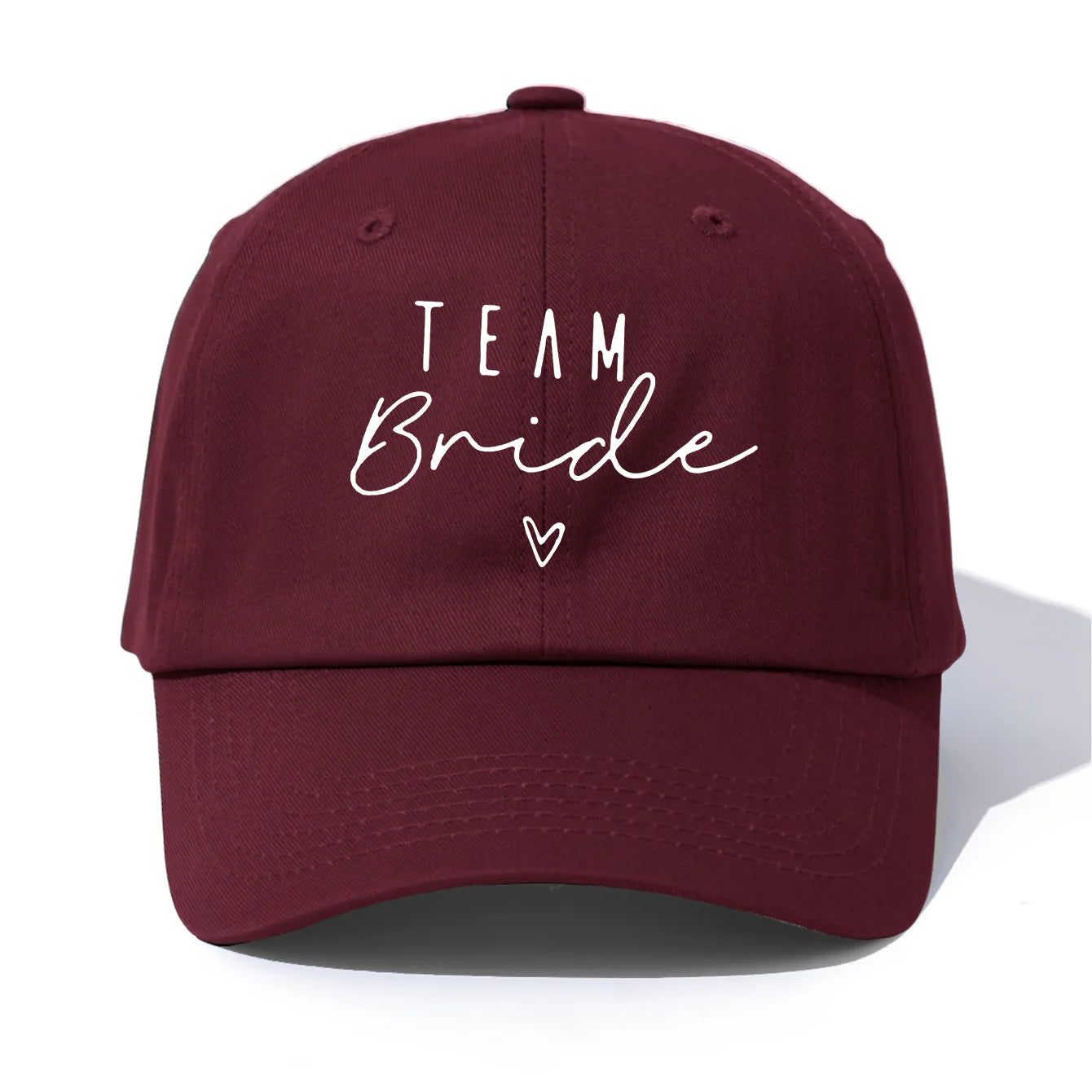 Team Bride Print Baseball Cap