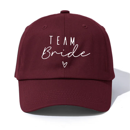 Team Bride Print Baseball Cap