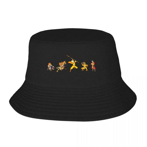 The Gaangs All Here Stylized Watercolor Portrait Bucket Hat