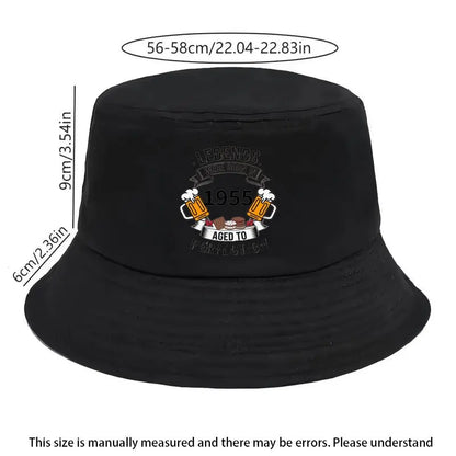 1955 Beer Fisherman Hat Bucket Hat