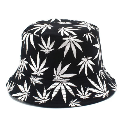 Hats Outdoor Fishman Cap Wide Brim Beach Panama Maple Leaves Sun Caps Men Women Bucket Hat