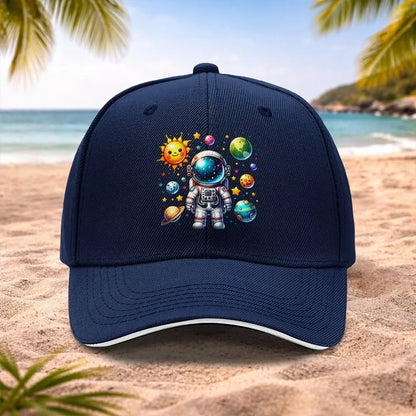 Cartoon Astronaut Baseball Cap