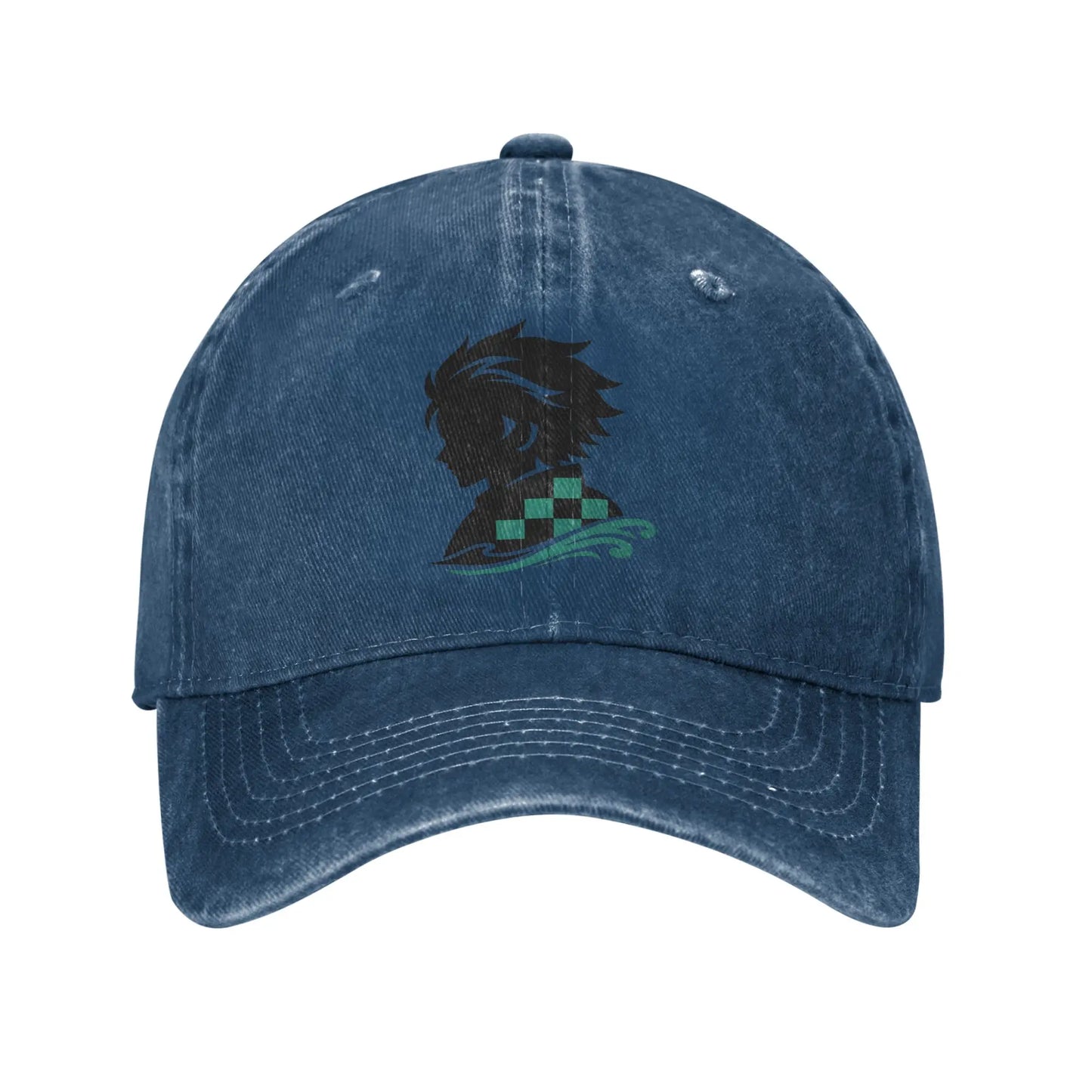 Demon Slayer Multicolor Hat Peaked Women's Cap Tanjiro Baseball Hat