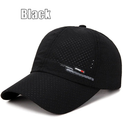 Breathable Perforated Quick-Drying Hat Fishing Sun Protection Baseball Cap