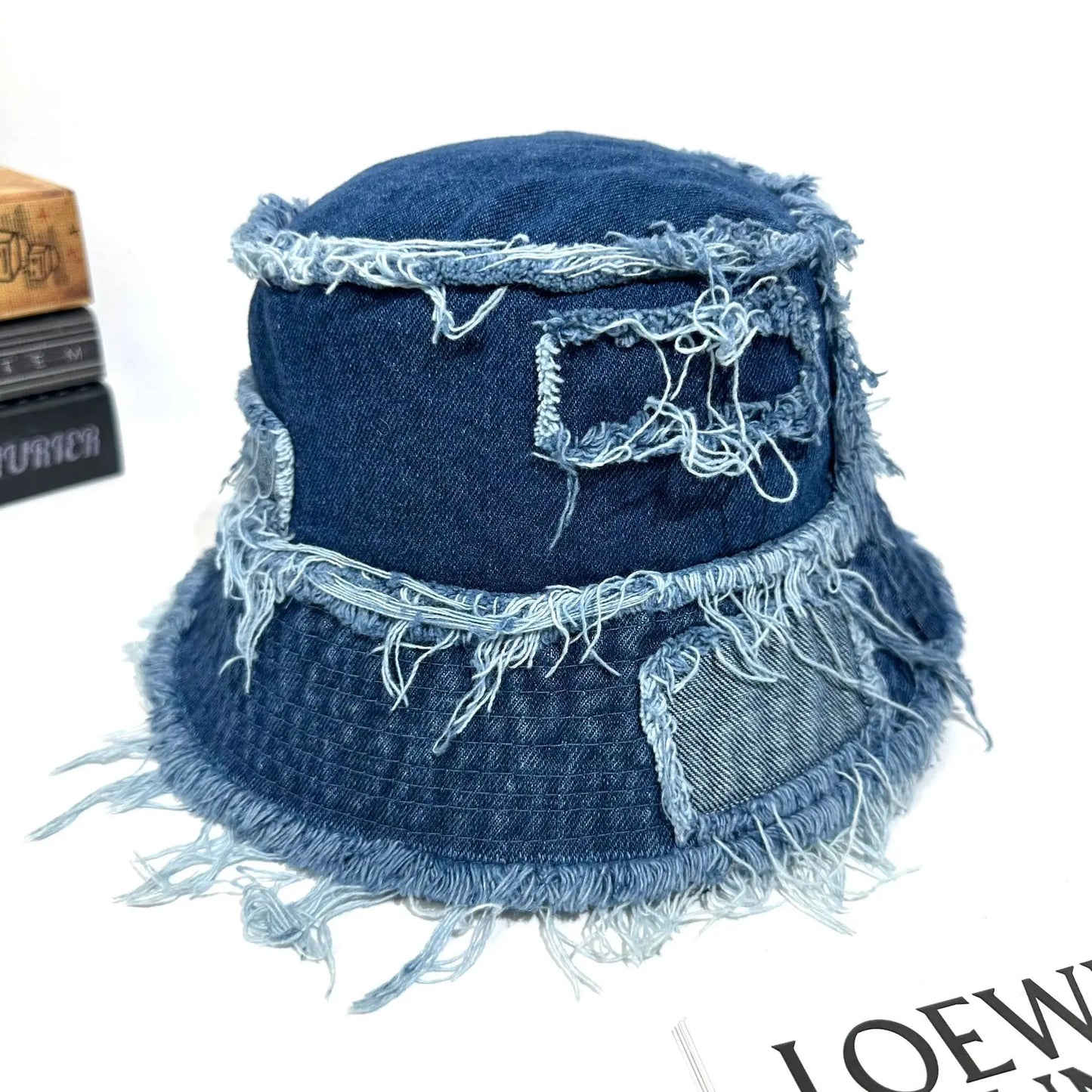New Autumn Washed Denim Bucket Hat