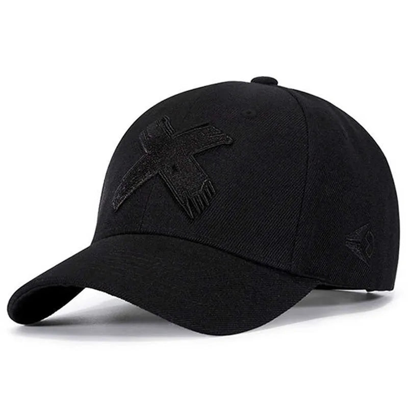 Fashion And Simple New Flat brimmed Hat X Embroidered HipHop Baseball Hat
