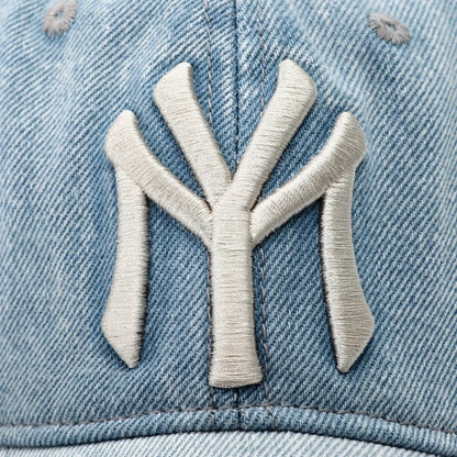 High Quality MY Embroidered Washed Denim Baseball Cap for Men Women