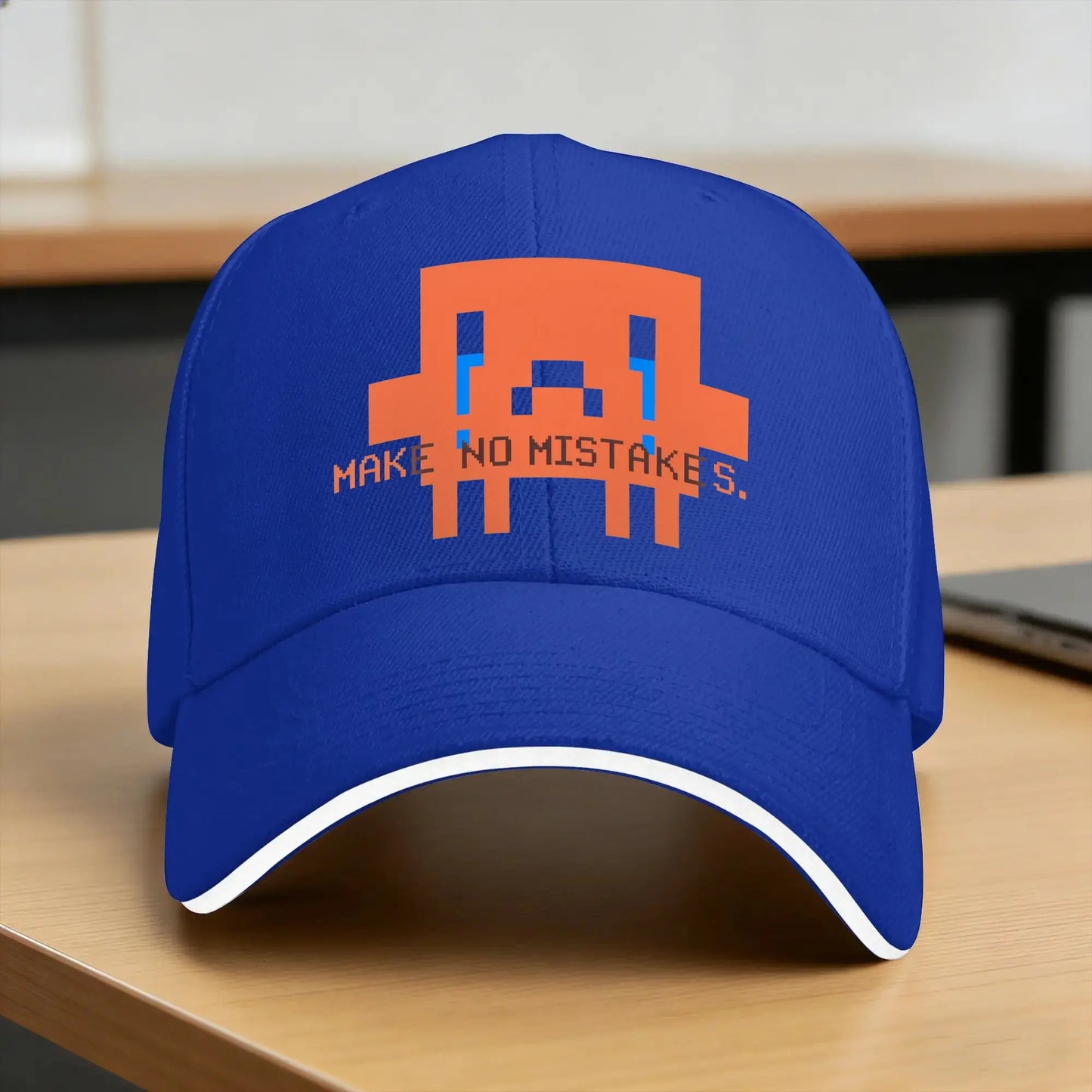 Make No Mistakes Crying Ananx1 Pixel Dev Claude Baseball Cap