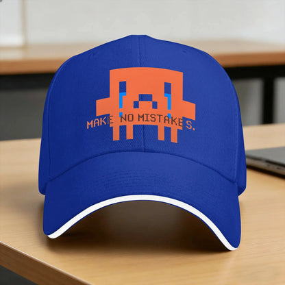 Make No Mistakes Crying Ananx1 Pixel Dev Claude Baseball Cap
