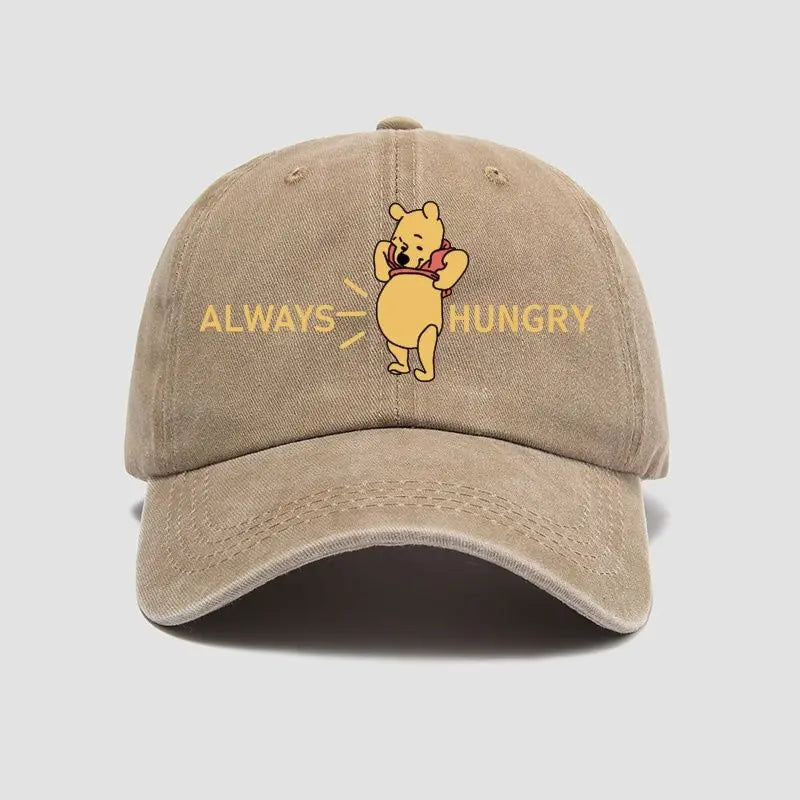 Pooh Bear Casual Hat Cute Anime Figure Winnie Baseball Caps