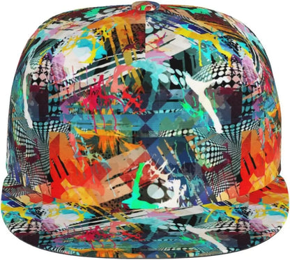 Fashion Graffiti-e008 Unisex Snapback Cap, Unisex Snapback Hip Hop Hats Cool
