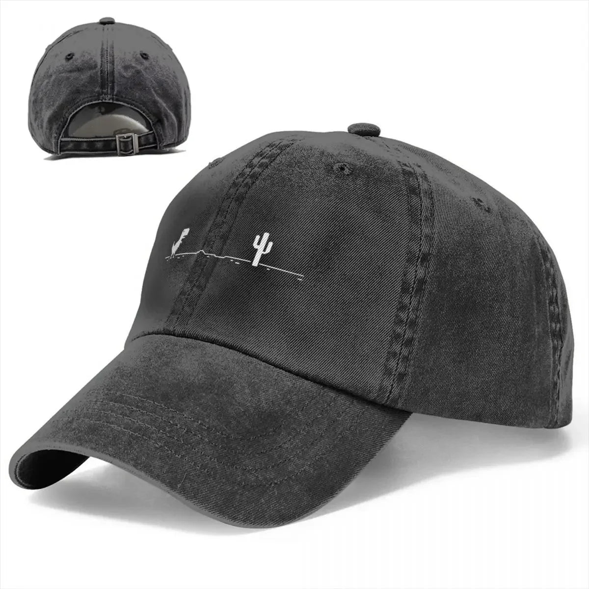 No Internet Dinosaur Graphic Baseball Cap