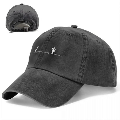 No Internet Dinosaur Graphic Baseball Cap