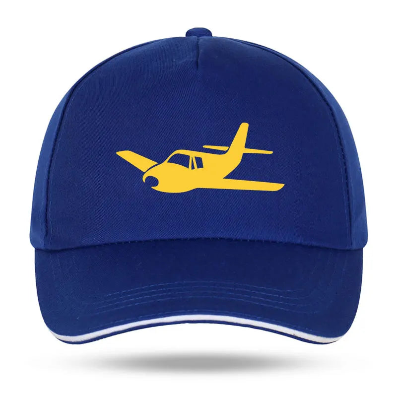 New Men Women Fashion Airplane Pilot Wings Funny Print Baseball Caps