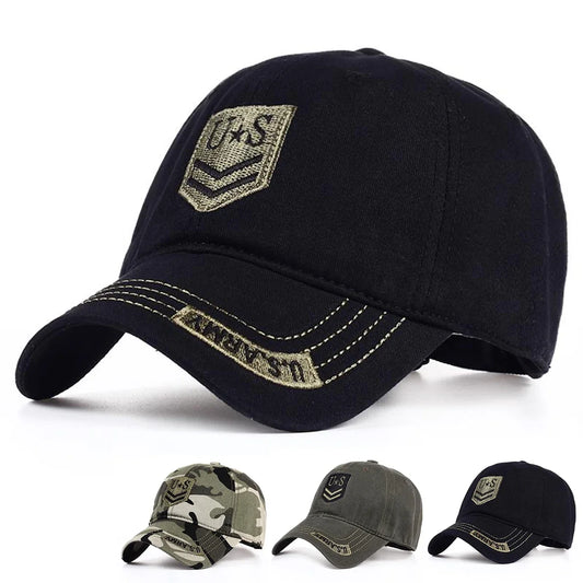 Unisex US Letter Embroidery Baseball Caps Sunscreen Hat Sports Cap