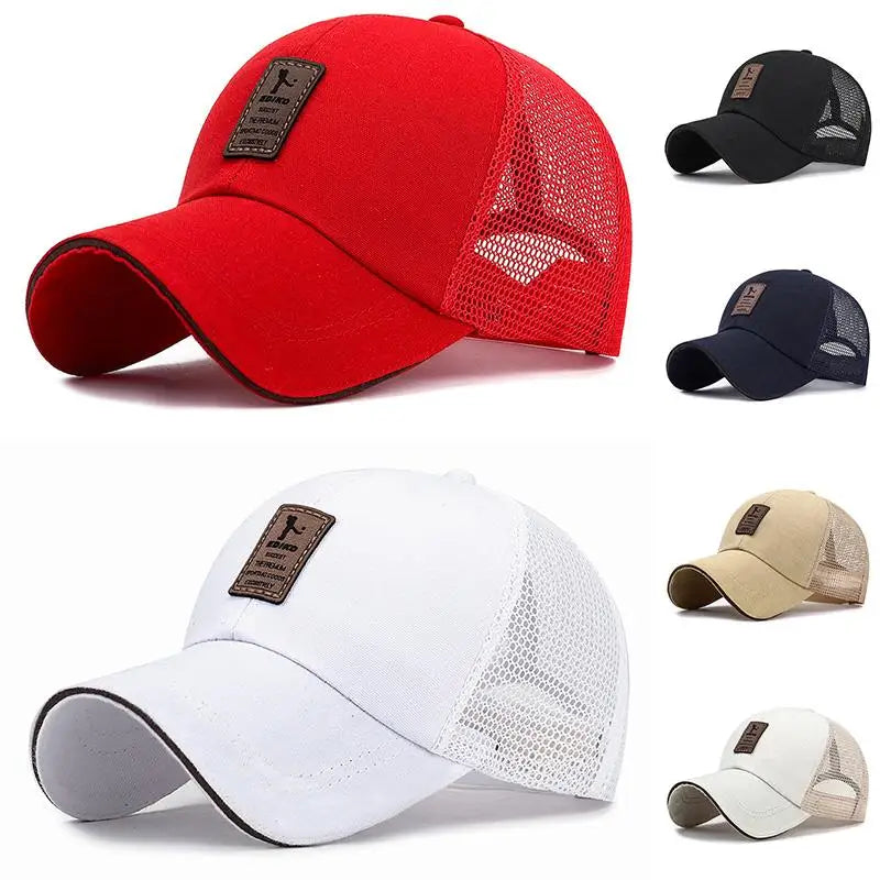 New Quick Dry Mesh Baseball Cap Outdoor Sports Breathable Hat For Men Women