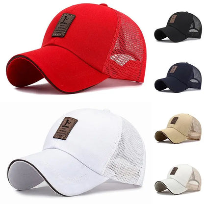 New Quick Dry Mesh Baseball Cap Outdoor Sports Breathable Hat For Men Women
