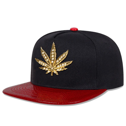 Unisex Maple Leaf Label Hip-hop Hats