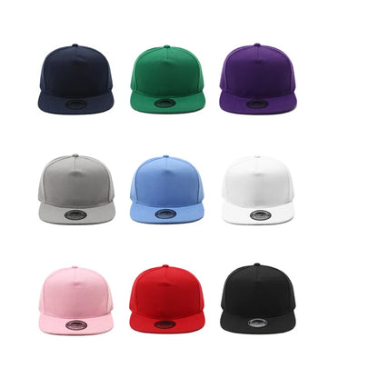 Fashion Unisex Baseball Cap Men Women Hip-Hop Flat-Brimmed Cap Snapback Cap