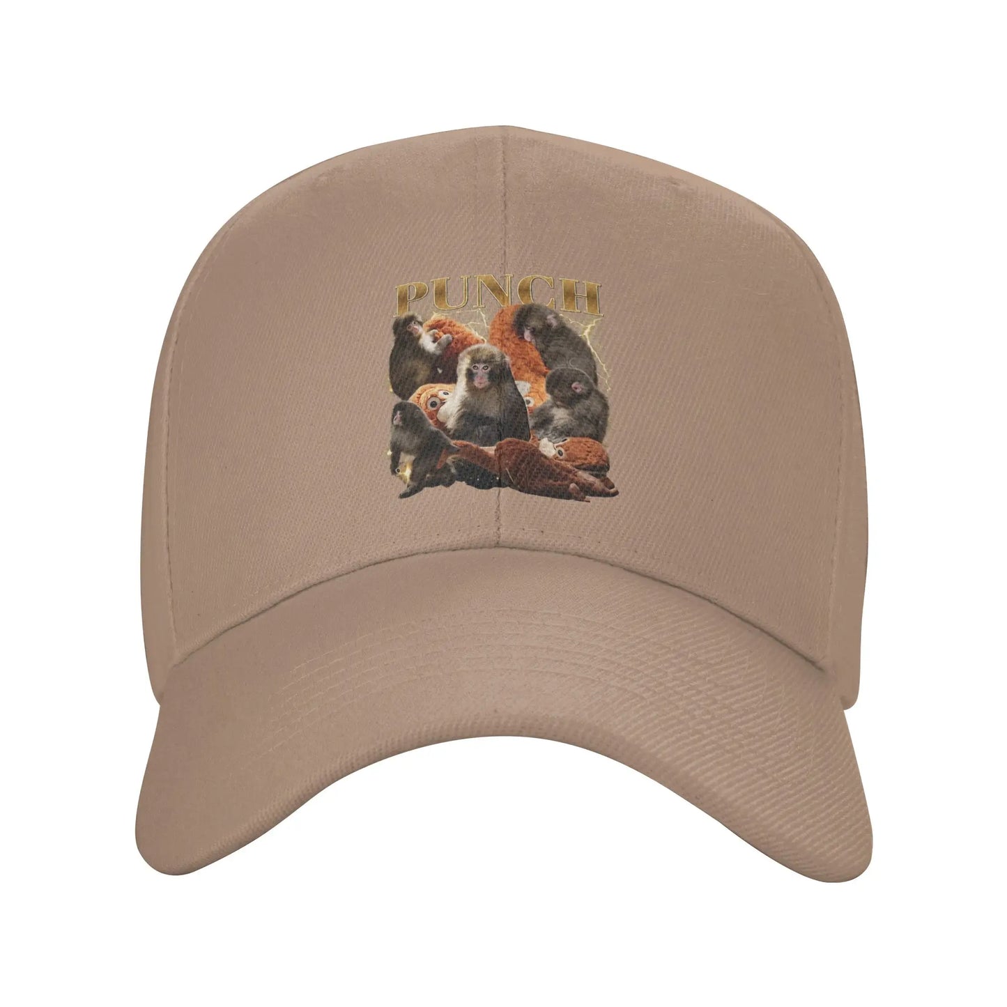 Spring Casual Baseball Cap Team Punch Baby Monkey Punch
