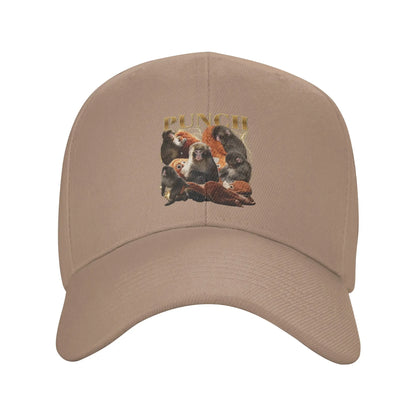 Spring Casual Baseball Cap Team Punch Baby Monkey Punch