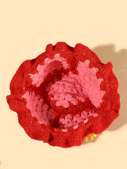 Bohemian Women's Hand-Crocheted Fisherman Hat