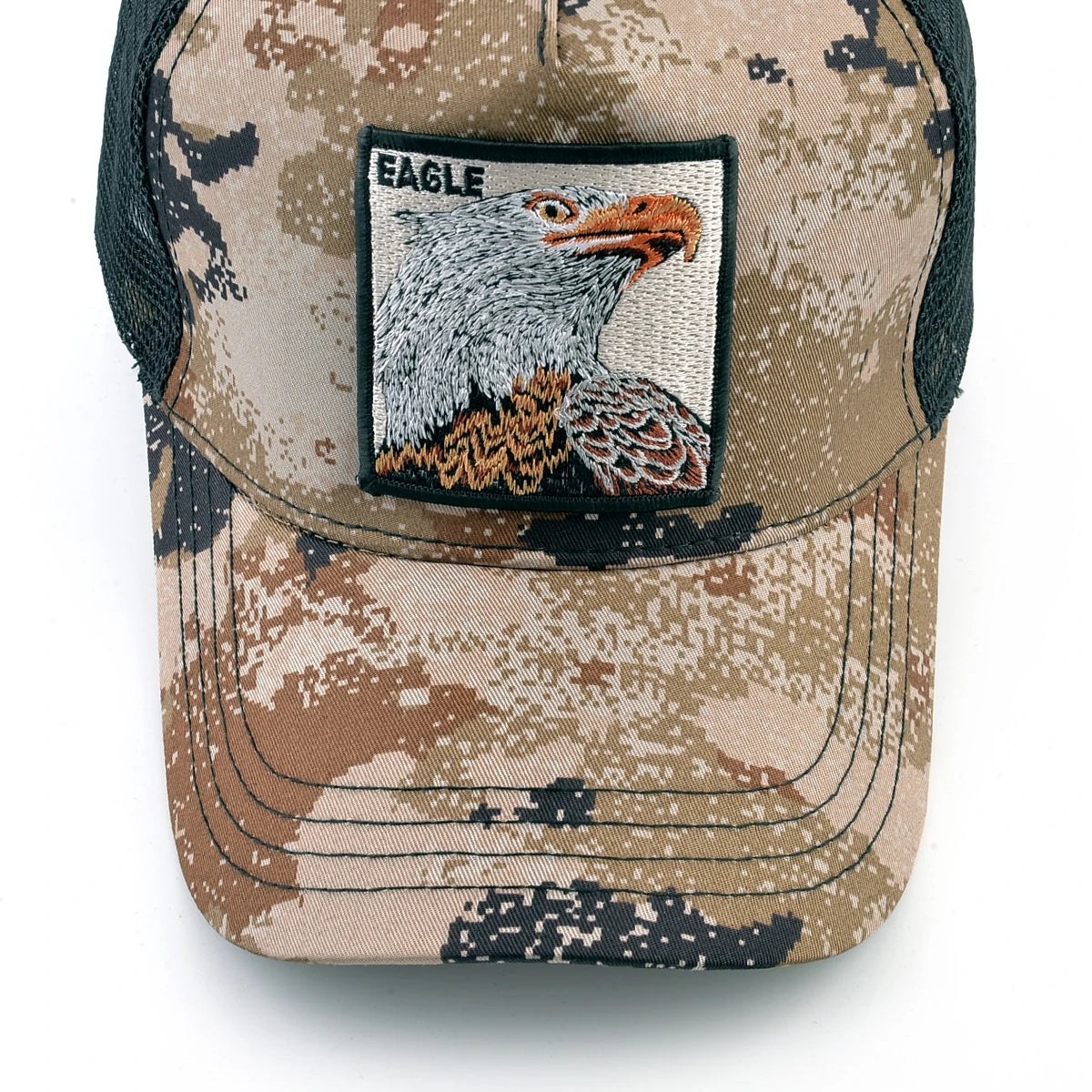 Camouflage Baseball Cap With Embroidery Eagle Patch Four Seasons