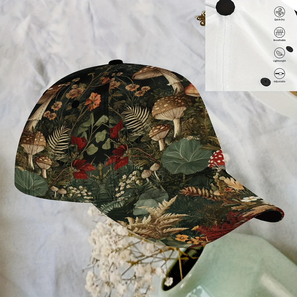 Mushroom Baseball Cap