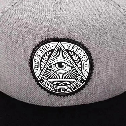 New Baseball Cap Eye Pattern Man Women Snapback Caps