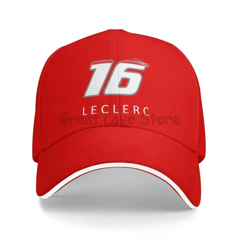 Charles Leclerc Graphic Print Baseball Cap