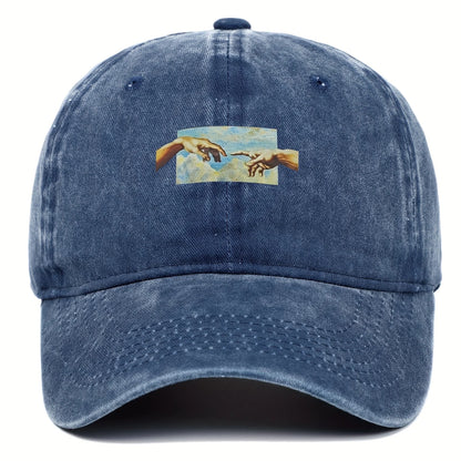 Vintage Printed Baseball Cap For Both Men And Women