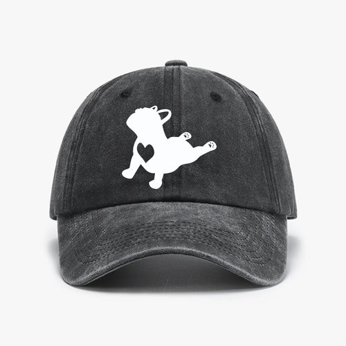 French Bulldog Yoga Baseball Cap