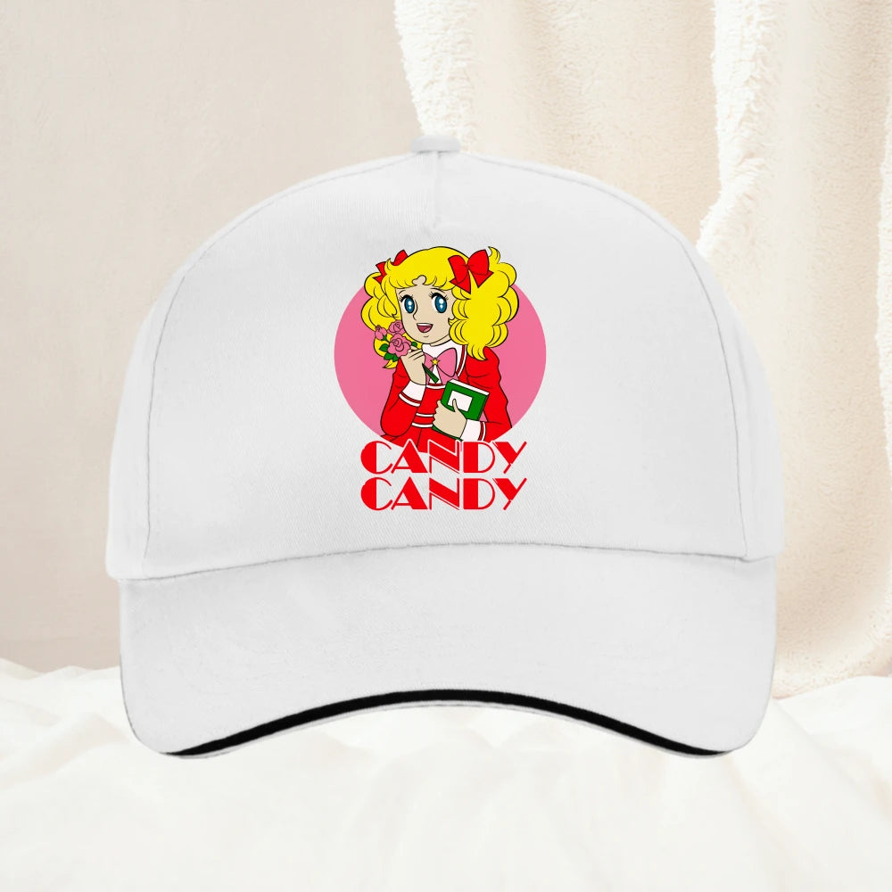 90s Kawaii Candy Candy Anime Summer Baseball Cap