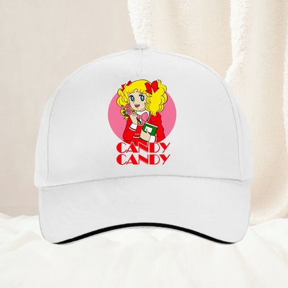 90s Kawaii Candy Candy Anime Summer Baseball Cap