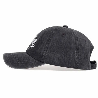 Vintage Washed Punk Hip-Hop Baseball Cap