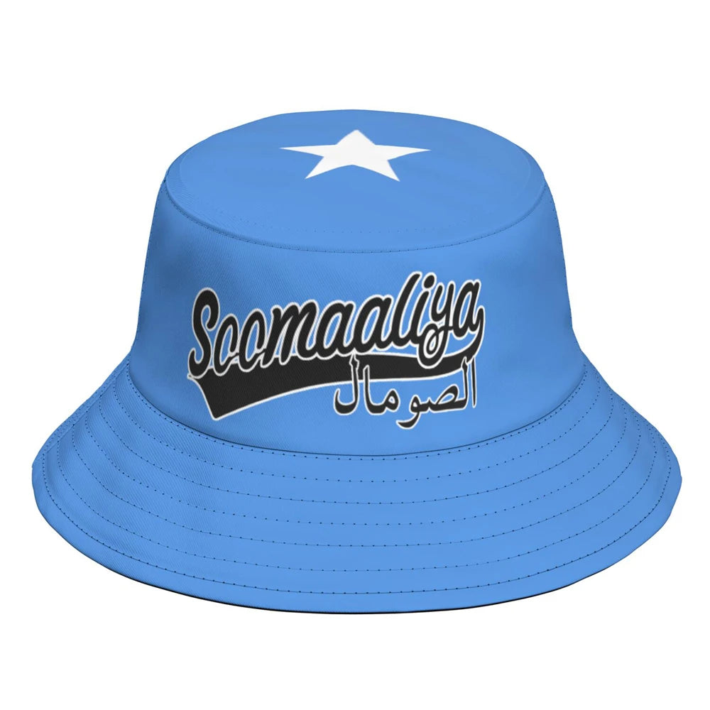 Somalia Free Custom Name Number Logo Bucket Cap