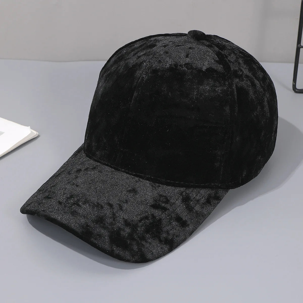 Autumn Winter Velvet Baseball Cap - Unisex Curved Brim Casual Hat