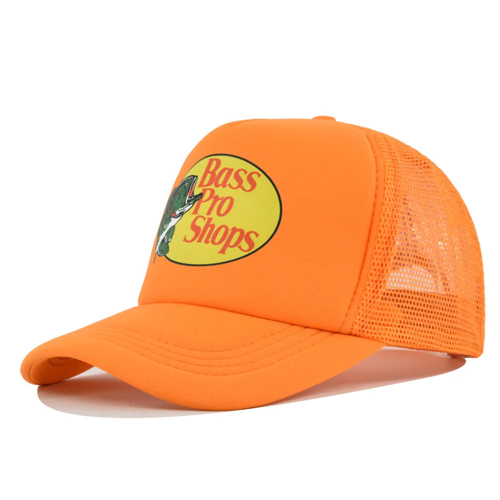 Bass Football Mesh Baseball Cap