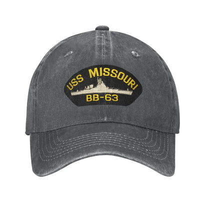 Vintage USS Missouri BB-63 Baseball Cap