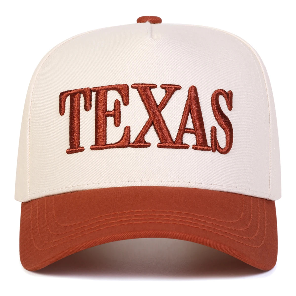 Unisex TEXAS Letter Embroidery Baseball Caps Sunscreen Hat Sports Cap