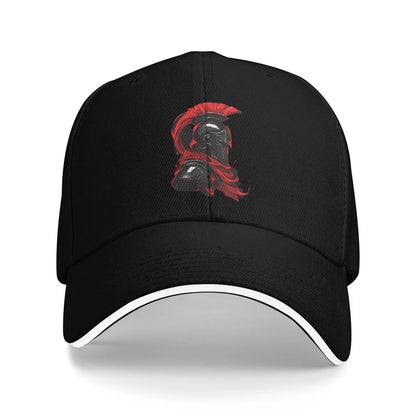 Casual Baseball Cap Spartan Helmet
